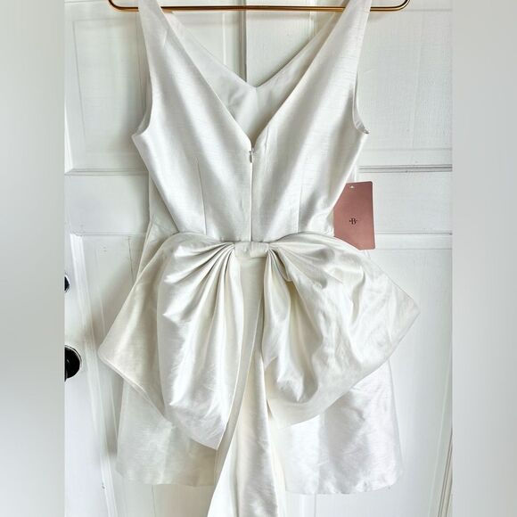 Nwt Anthropologie BHLDN Sachin + Babi Archie Mini Wedding Dress in Ivory - Picture 5 of 16